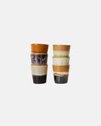 HKLIVING 70s ceramics Coffee Mugs: Soil