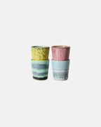 HKLIVING 70s ceramics Coffee Mugs: Artistic