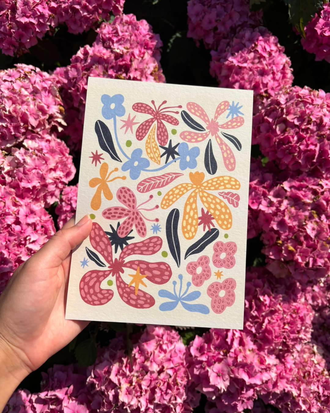 Kira Bolton Floral Wall Print in A4 or A5