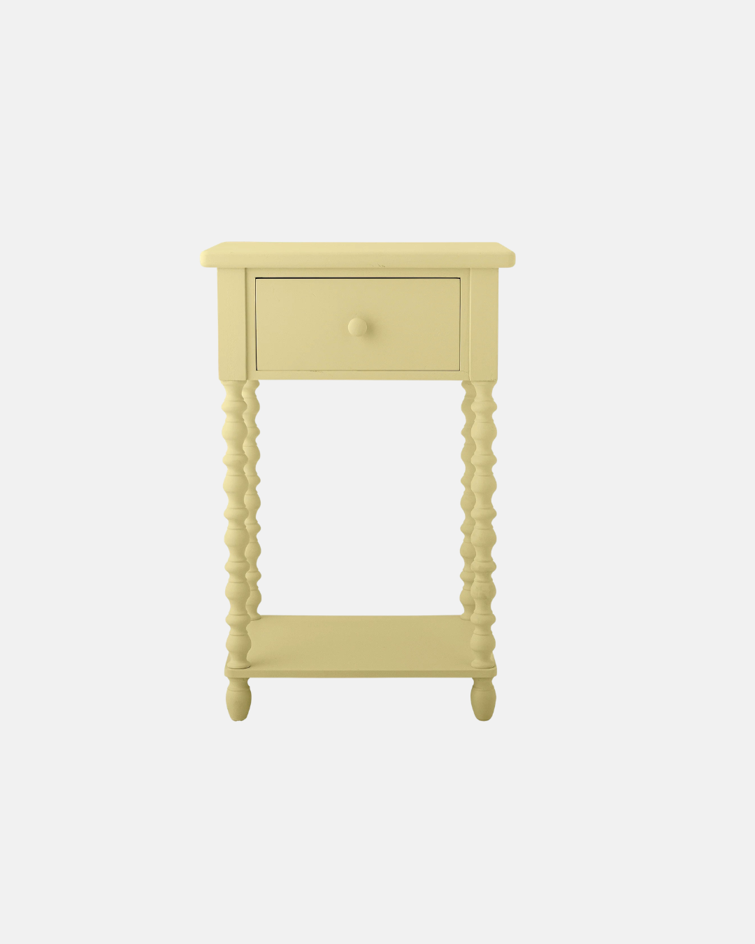 Bloomingville Salino Firwood Side Table Yellow