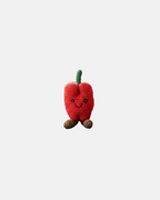 Best Years Organic Cotton Handmade Pepper Rattle in Red