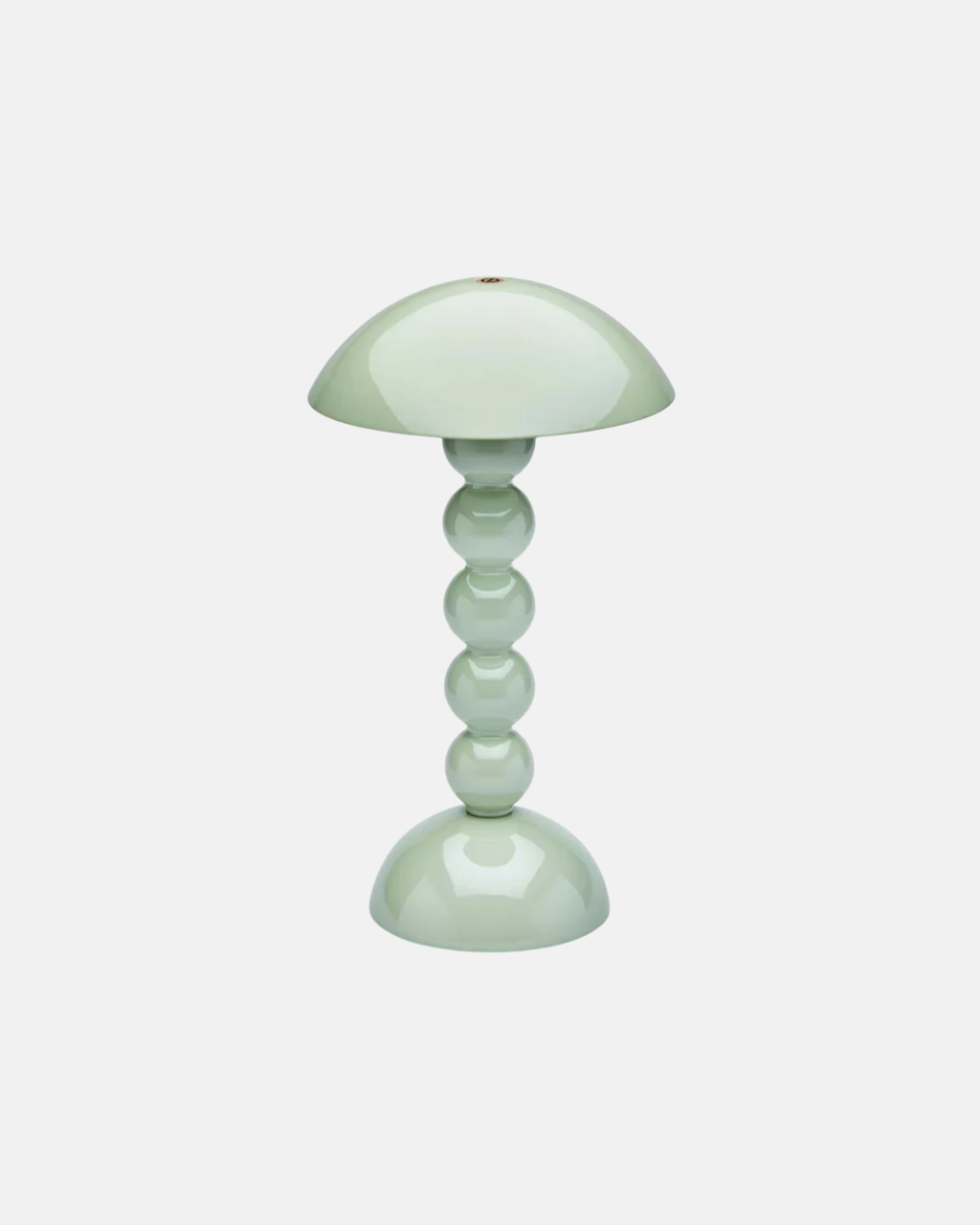 Addison Ross Bobbin Lacquer LED Rechargeable Lamp in Sage Green