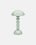 Addison Ross Bobbin Lacquer LED Rechargeable Lamp in Sage Green