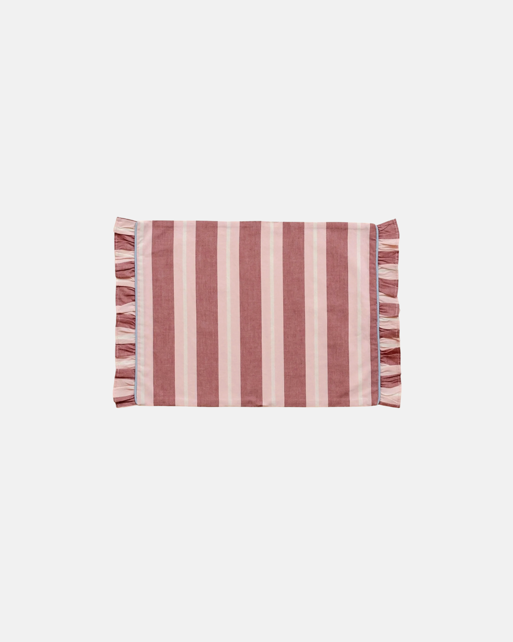TBCo Cotton Placemats Set of 2 in Red Stripe