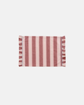 TBCo Cotton Placemats Set of 2 in Red Stripe
