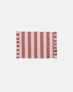 TBCo Cotton Placemats Set of 2 in Red Stripe