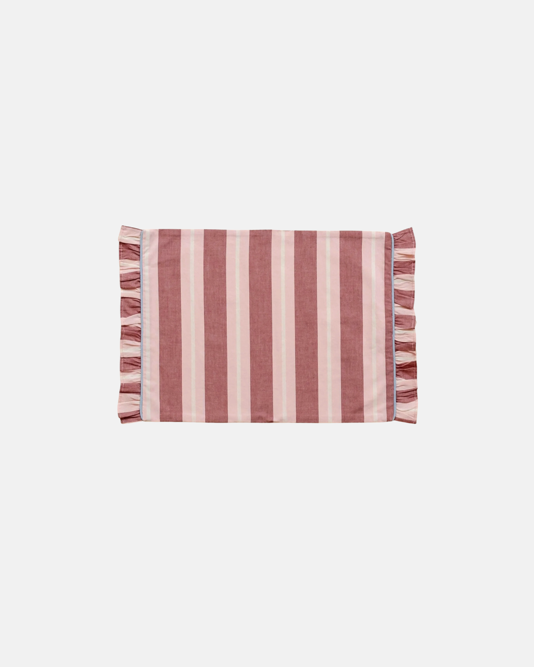 TBCo Cotton Placemats Set of 2 in Red Stripe