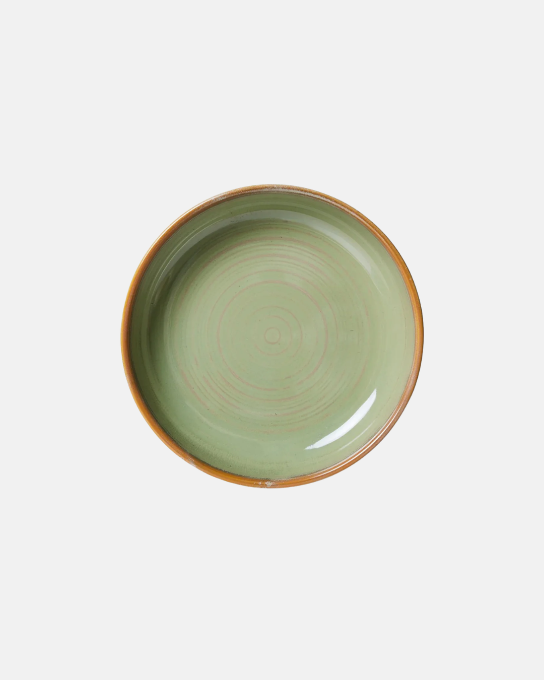 HKLIVING Chef Ceramics Deep Plate in Moss Green