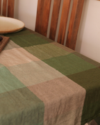 HKLIVING Vida Check Tablecloth in Mint/Olive