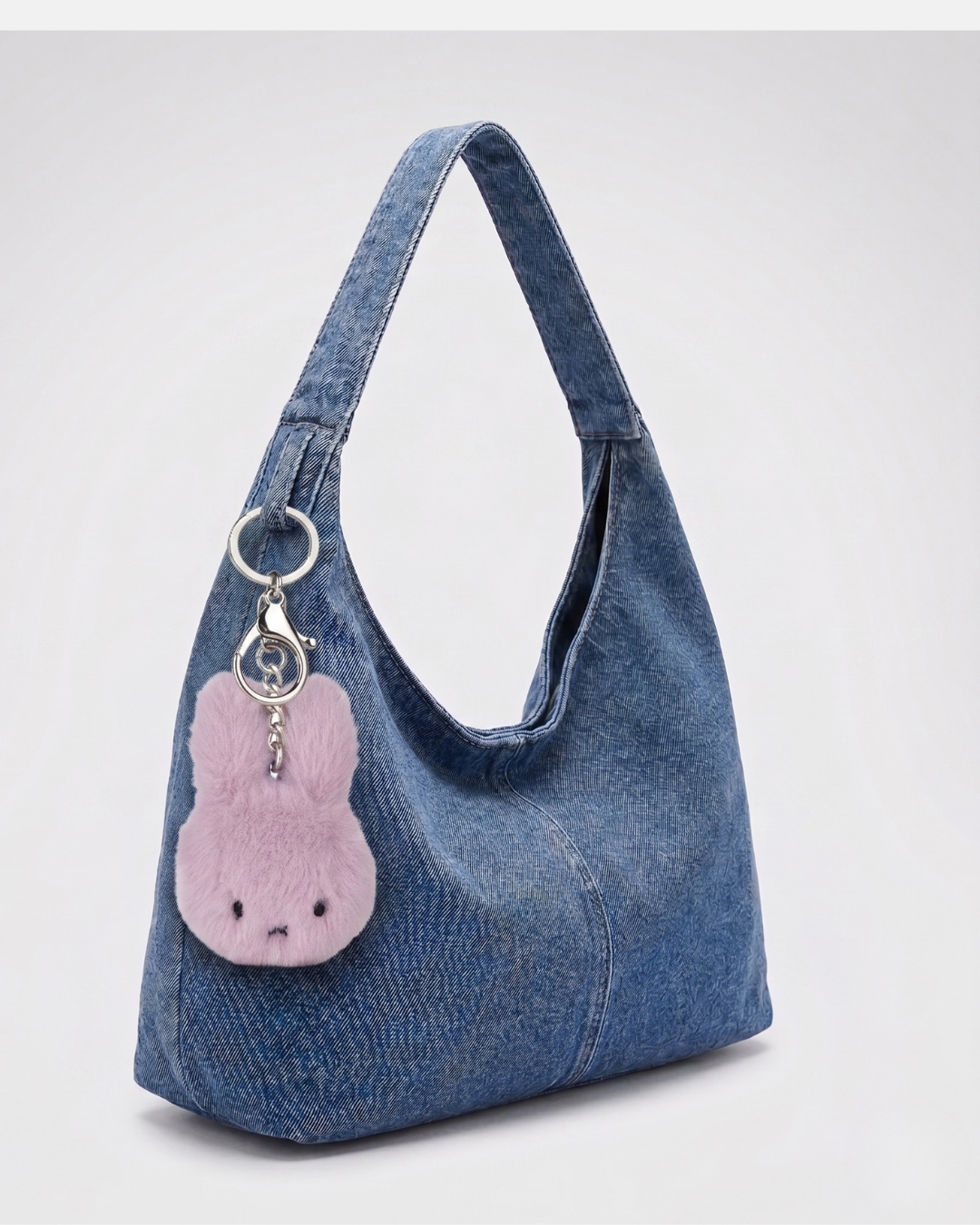 Miffy Fuzzy ECO Keyring in Lilac