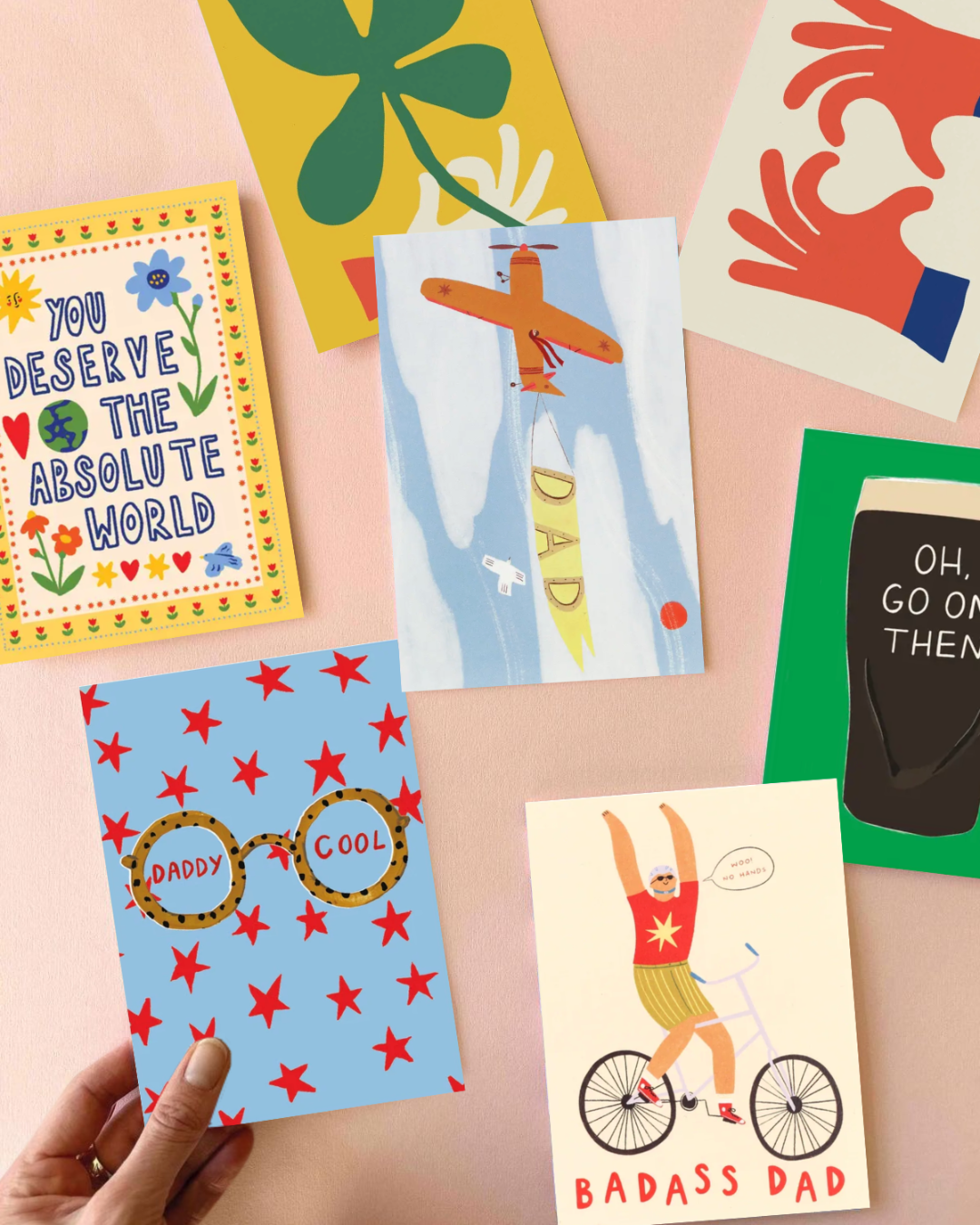 East End Prints Oh Go On Then Greeting Card