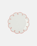 Casa Pretty In Pink Scalloped Lunch Plate (Set of 4)