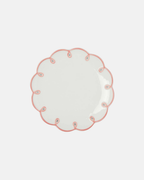 Casa Pretty In Pink Scalloped Lunch Plate (Set of 4)