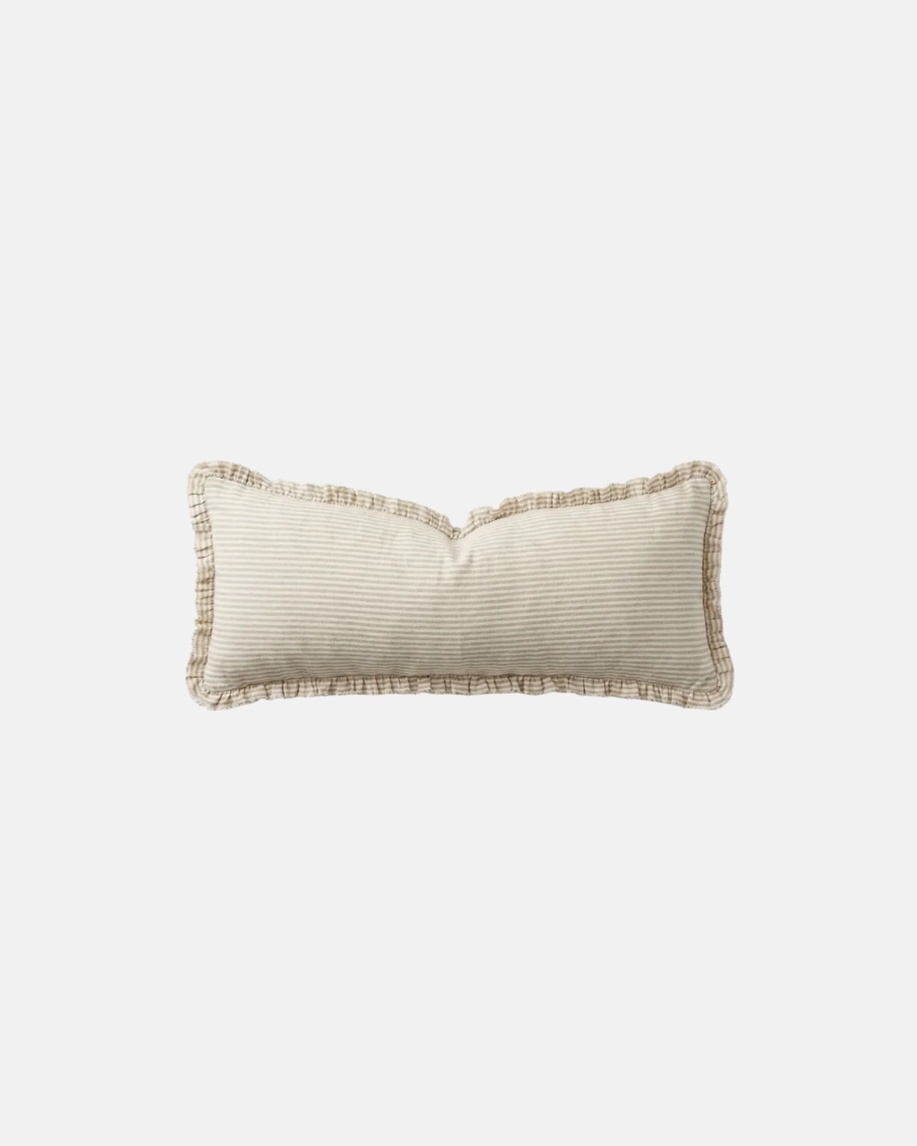 Ellenvale Grace Linen Blend Bolster Cushion in Neutral Sand