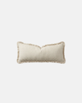 Ellenvale Grace Linen Blend Bolster Cushion in Neutral Sand