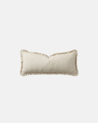 Ellenvale Grace Linen Blend Bolster Cushion in Neutral Sand
