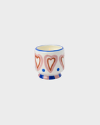Paddywax A Dopo Hearts Ceramic Candle in Rosewood Vanilla