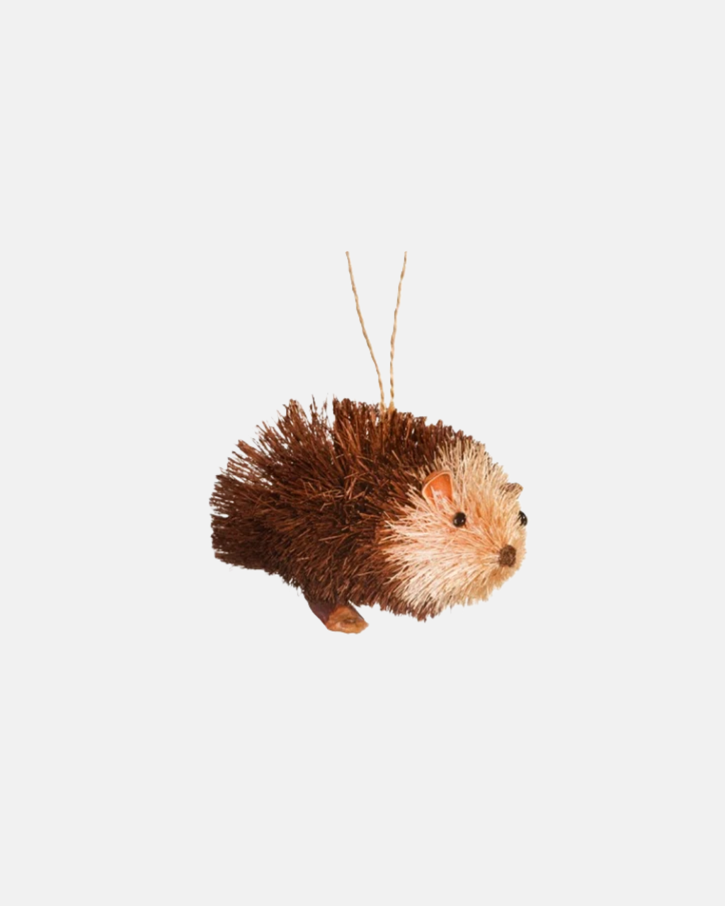 Sass & Belle Woodland Hedgehog Brush Christmas Decoration