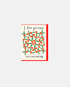 Kitty Kenda 'I love you more and more each day' Valentines Day Greeting Card
