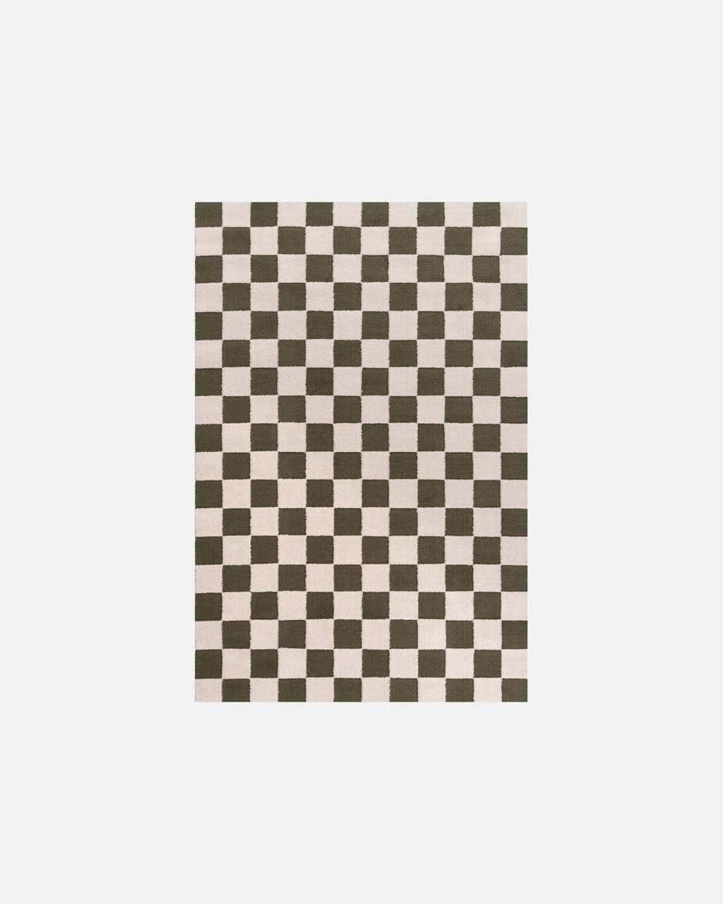 The Rugs Loft Checkerboard Green Rug