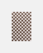 The Rugs Loft Checkerboard Brown Rug