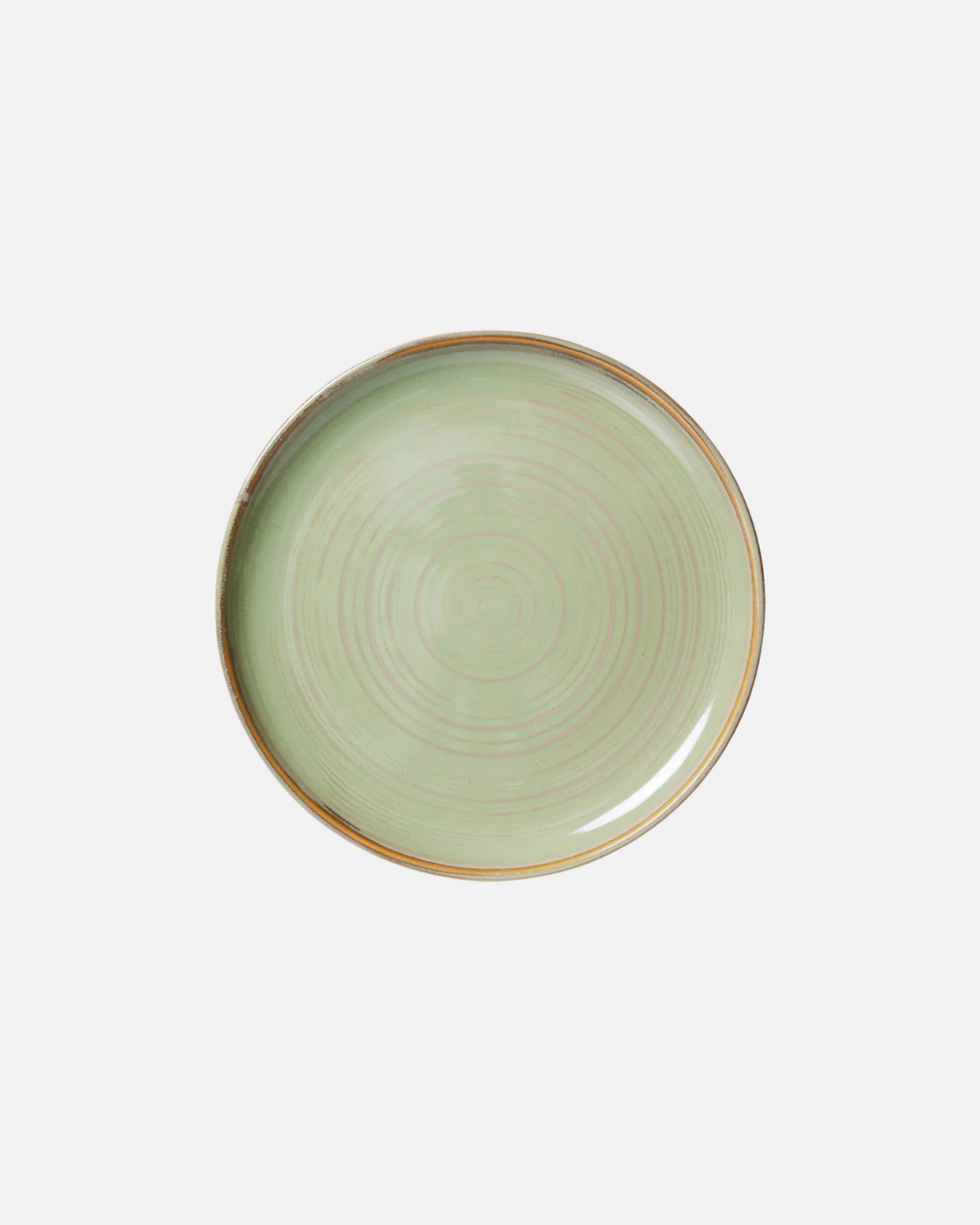 HKLIVING Chef Ceramics Dinner Plate in Moss Green