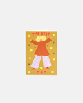 Little Black Cat The Best Mam Greeting Card