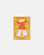 Little Black Cat The Best Mam Greeting Card