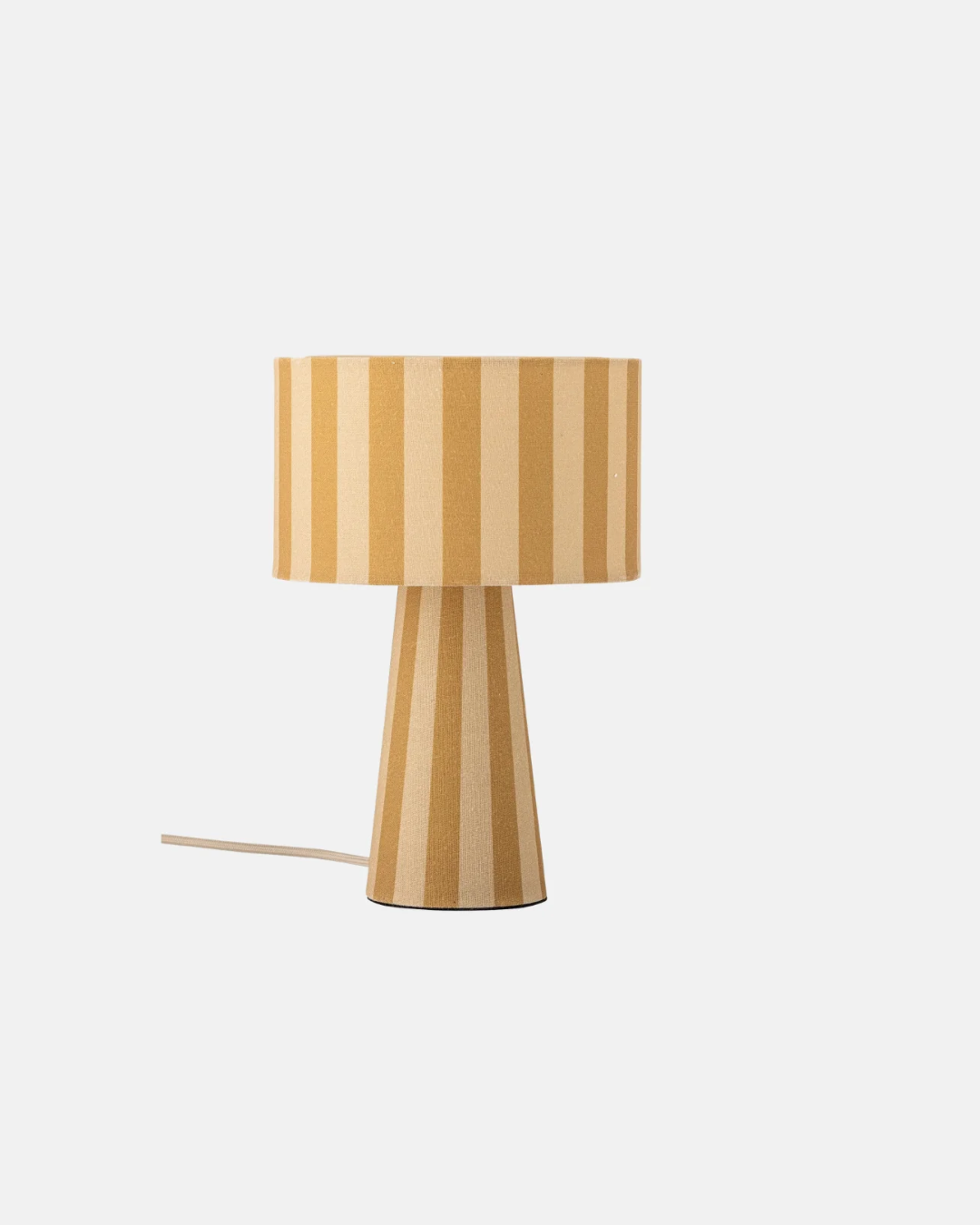 Bloomingville Yellow Stripe Linen Emmie Table Lamp