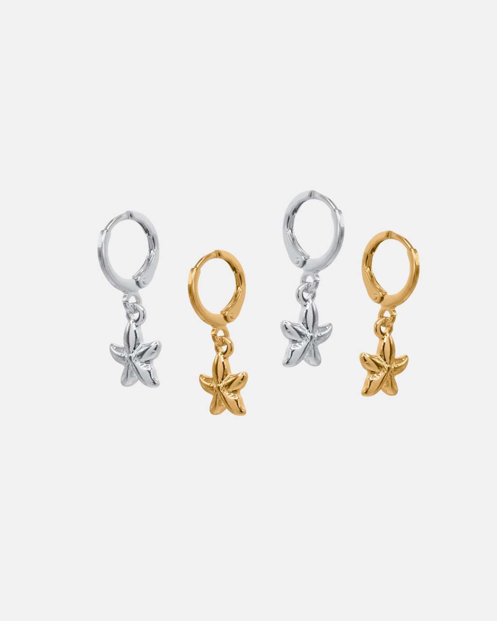 Big Metal London Sofia Sea Token Earrings in Gold or Silver