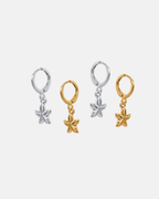 Big Metal London Sofia Sea Token Earrings in Gold or Silver