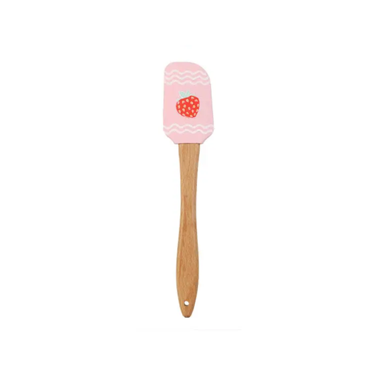 Talking Tables Silicone Kitchen Spatula in Pink Strawberry