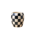Paddywax Black Fig & Olive Ceramic Check Candle