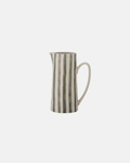 Bloomingville Begonia Striped Jug in Green Blue