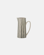 Bloomingville Begonia Striped Jug in Green Blue