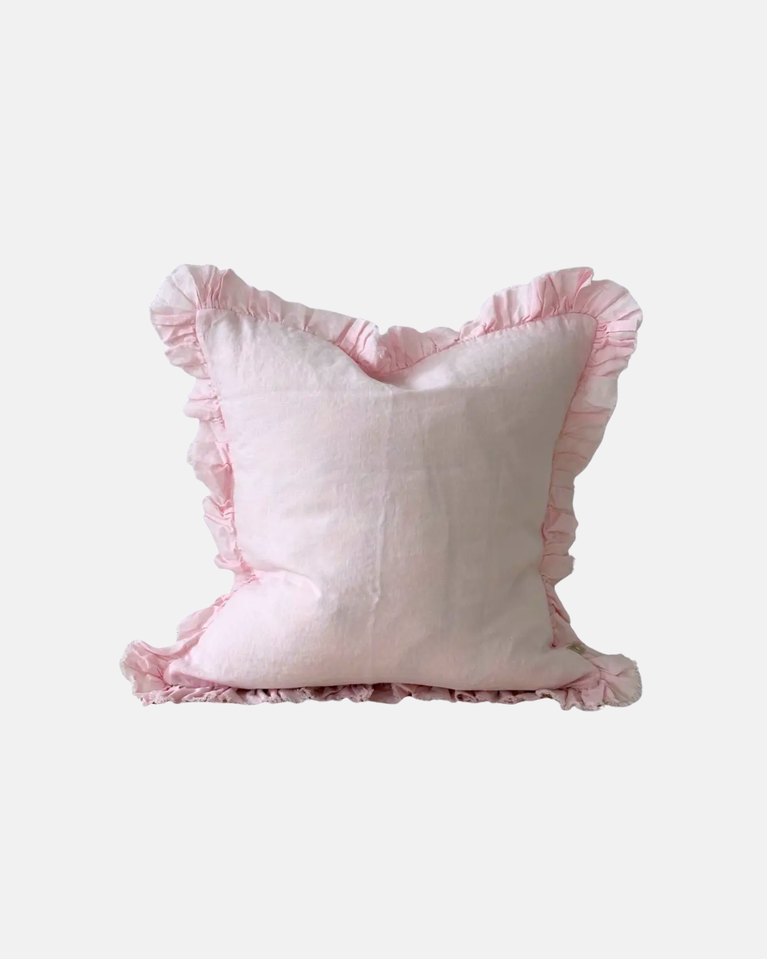 Ellenvale Ruffled Edge Hallie Light Pink Cushion 45x45cm
