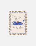 Lion & The Pear Fly Me To The Moon Wall Print