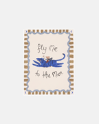 Lion & The Pear Fly Me To The Moon Wall Print