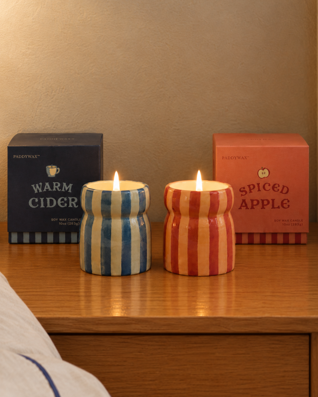 Paddywax Cabana Ceramic Soy Candle in Warm Cider
