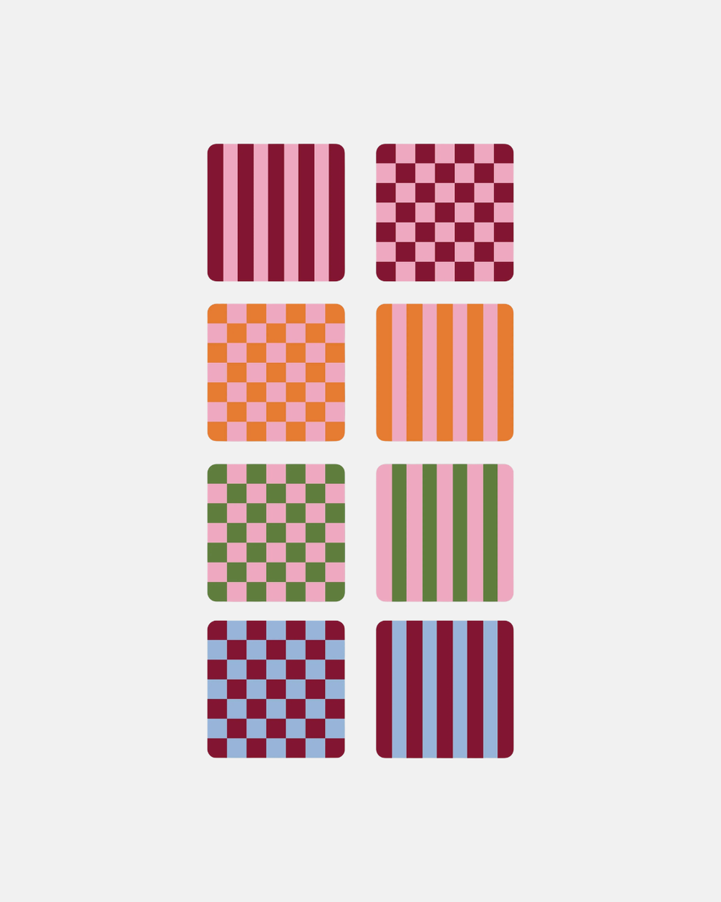 Ella Goddard Colourful Coasters
