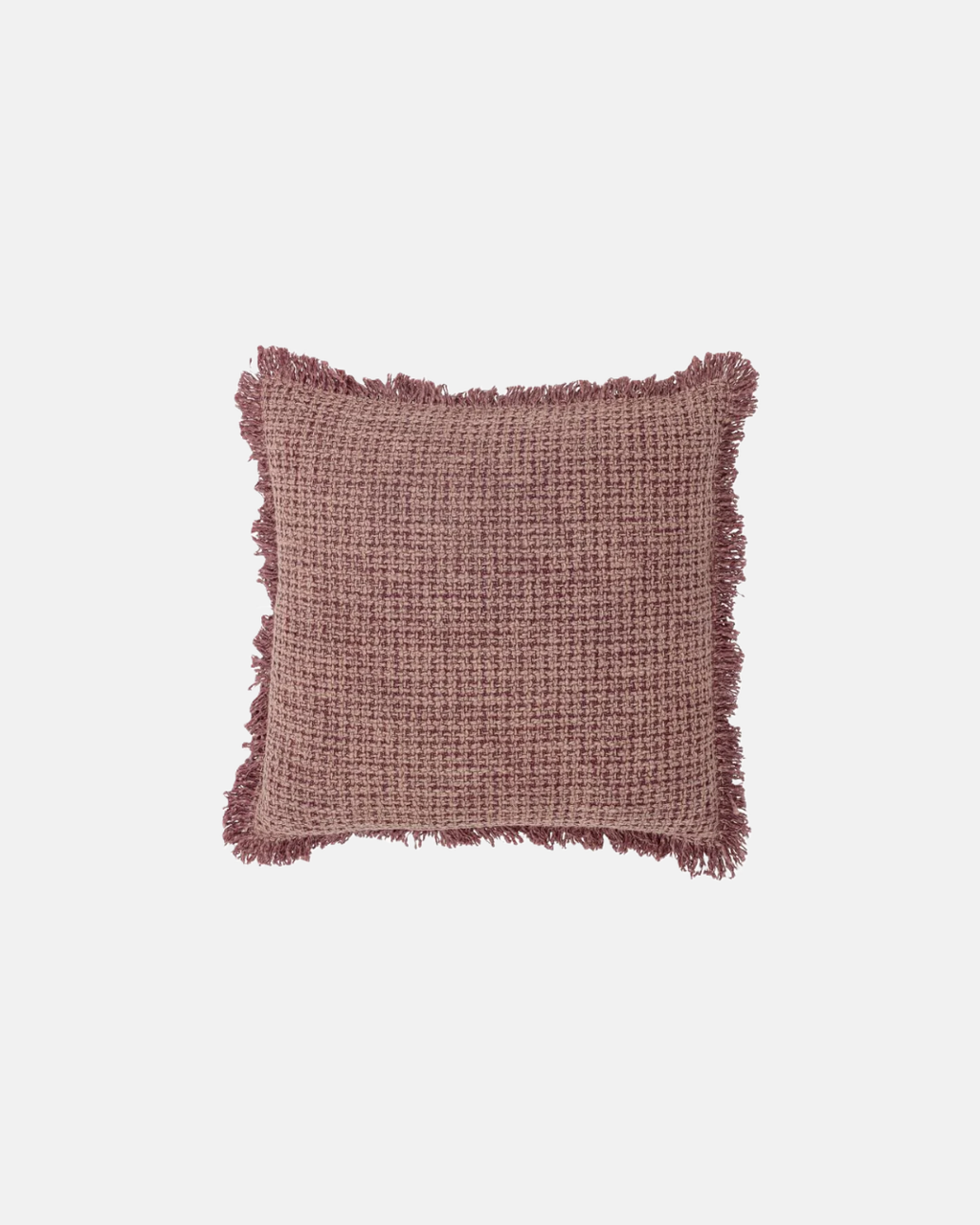 Bloomingville Ruffled 100% Cotton Delva Cushion in Pink