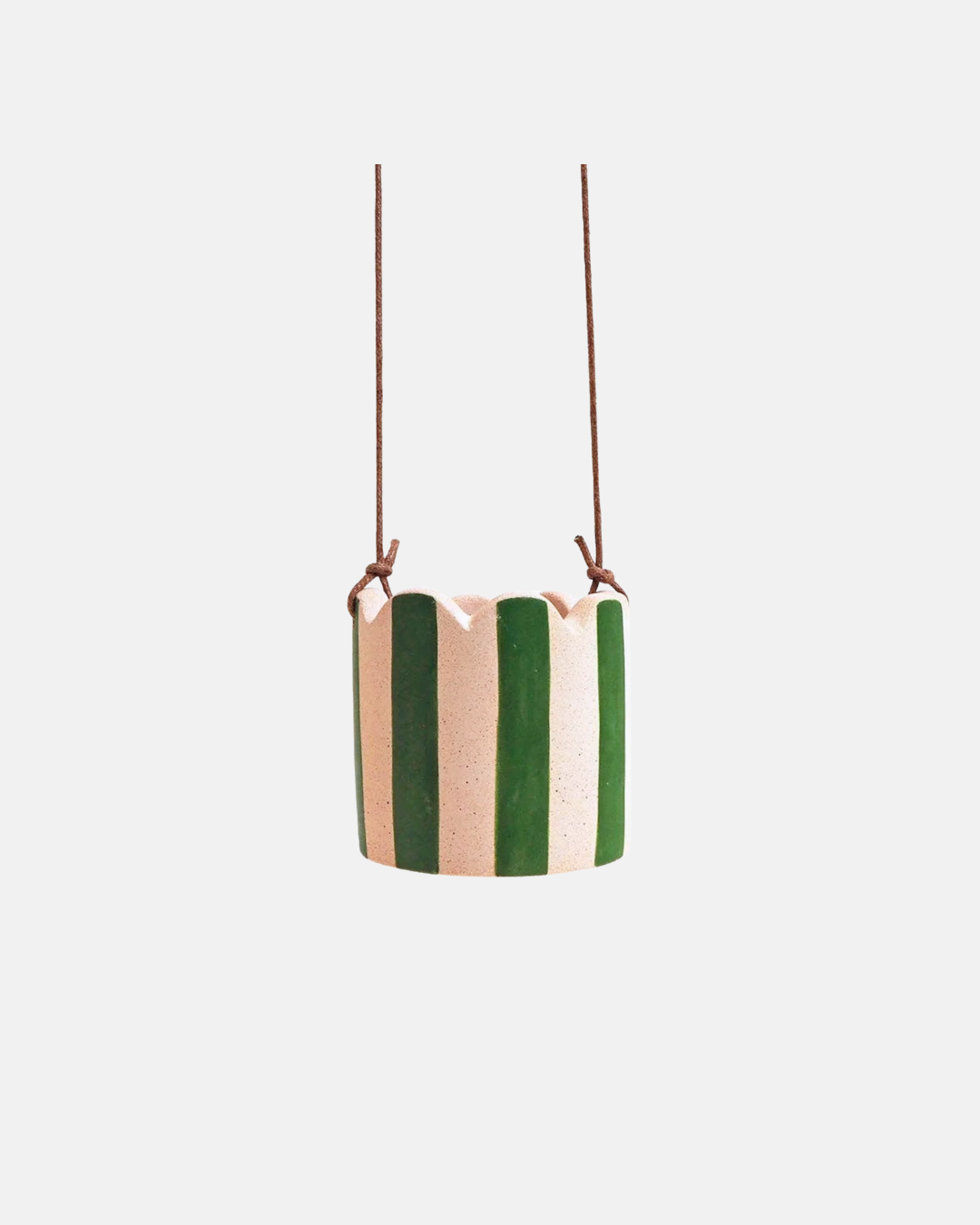 Hello Marilu Small Stripy Hanging Plant Pot