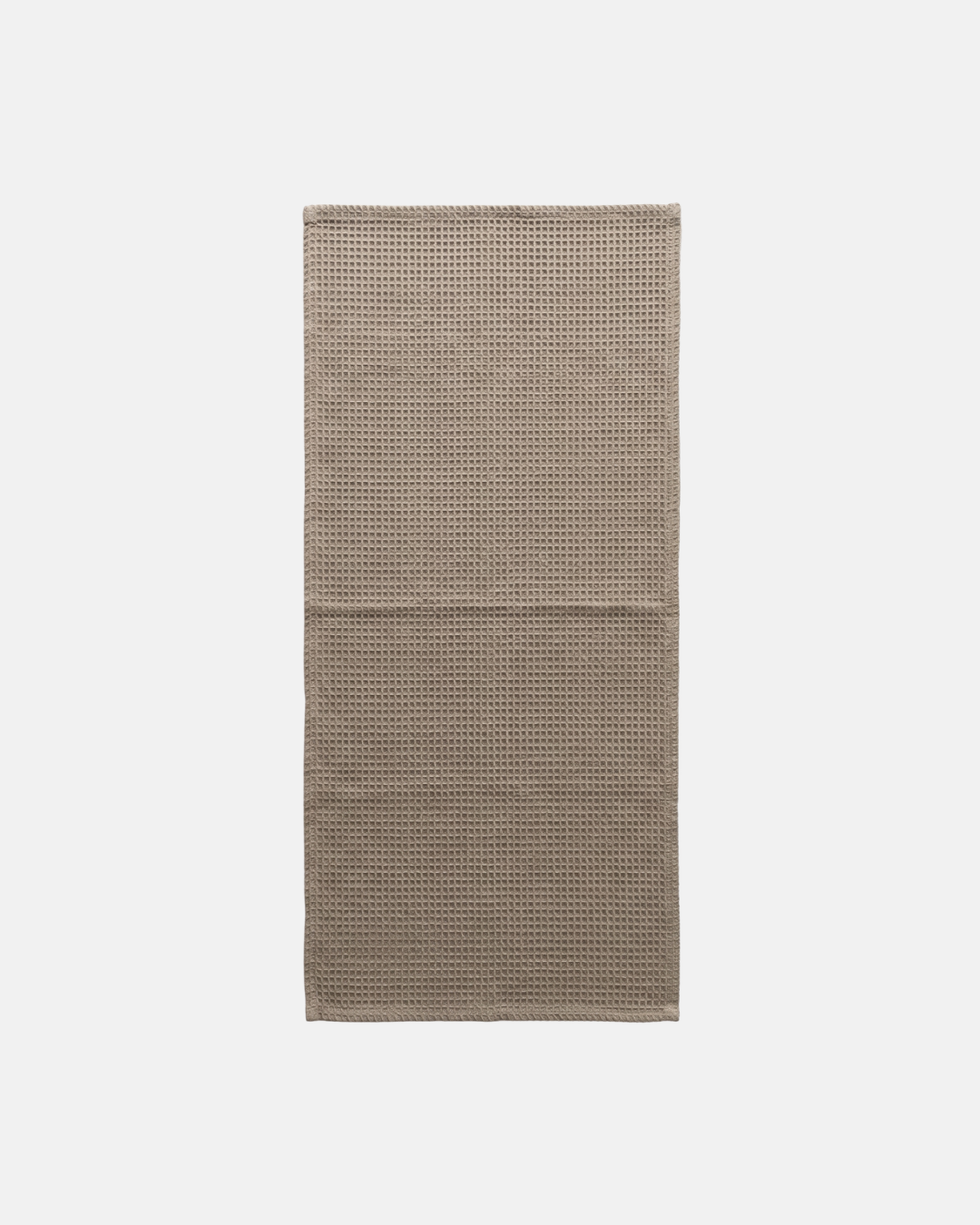SG Hogar Waffle Table Runner in Walnut Brown