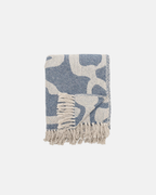 Bloomingville Salobre Soft Blue Recycled Cotton Throw