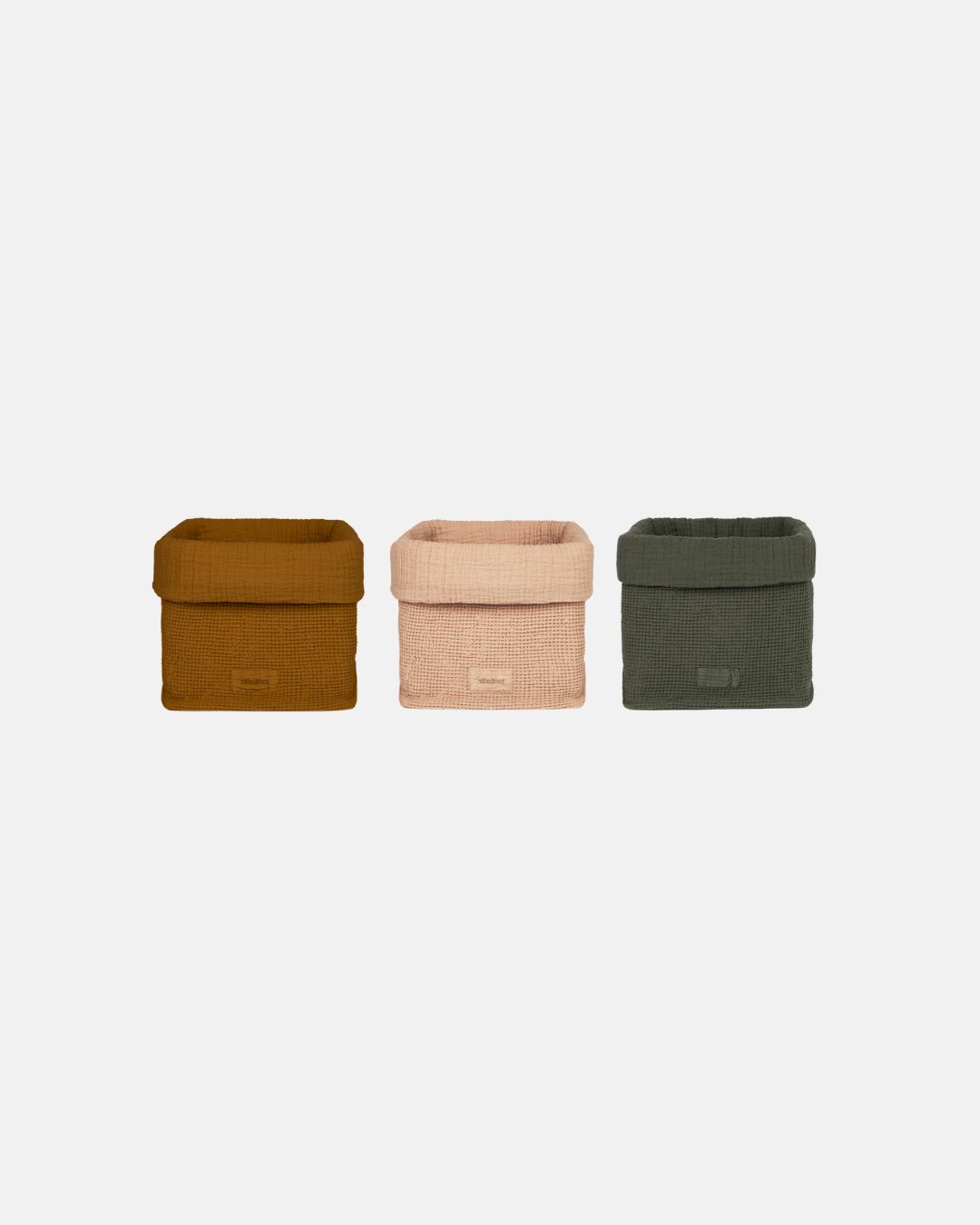 Nobodinoz Wabi Sabi Waffle Storage Basket in Multiple Colours