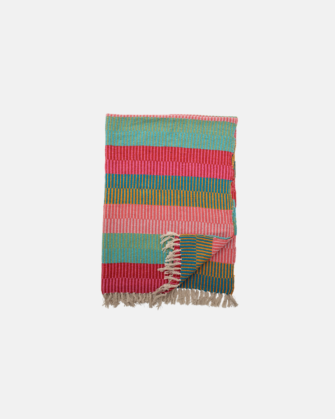 Bloomingville Isnel Multi Recycled Cotton Throw