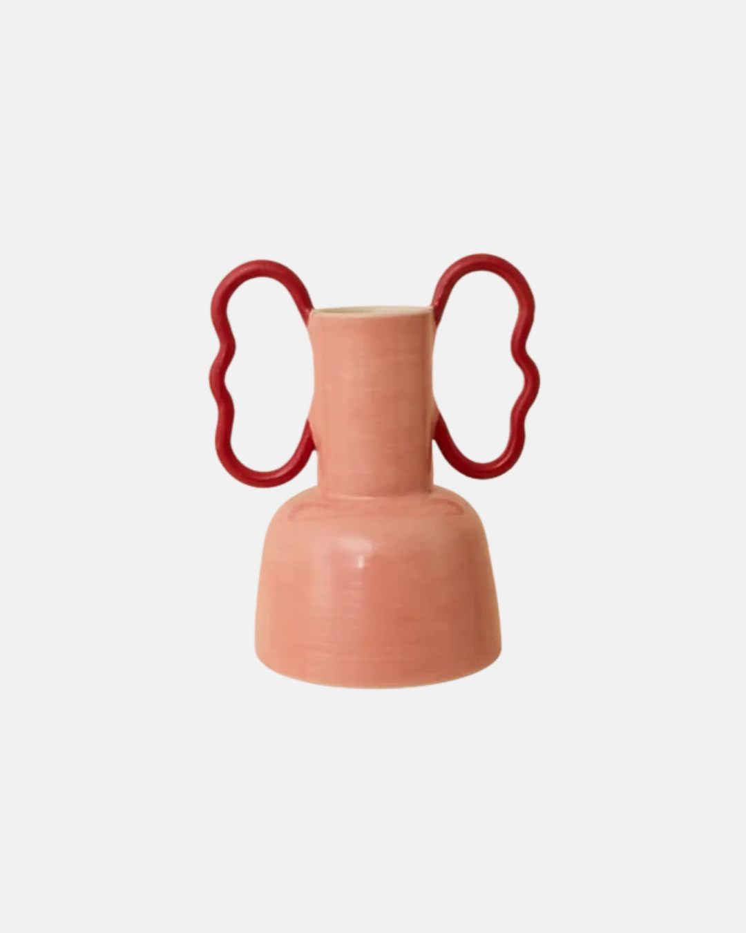 Florence MyTum Handmade Ceramic Wiggle Vase in Pink