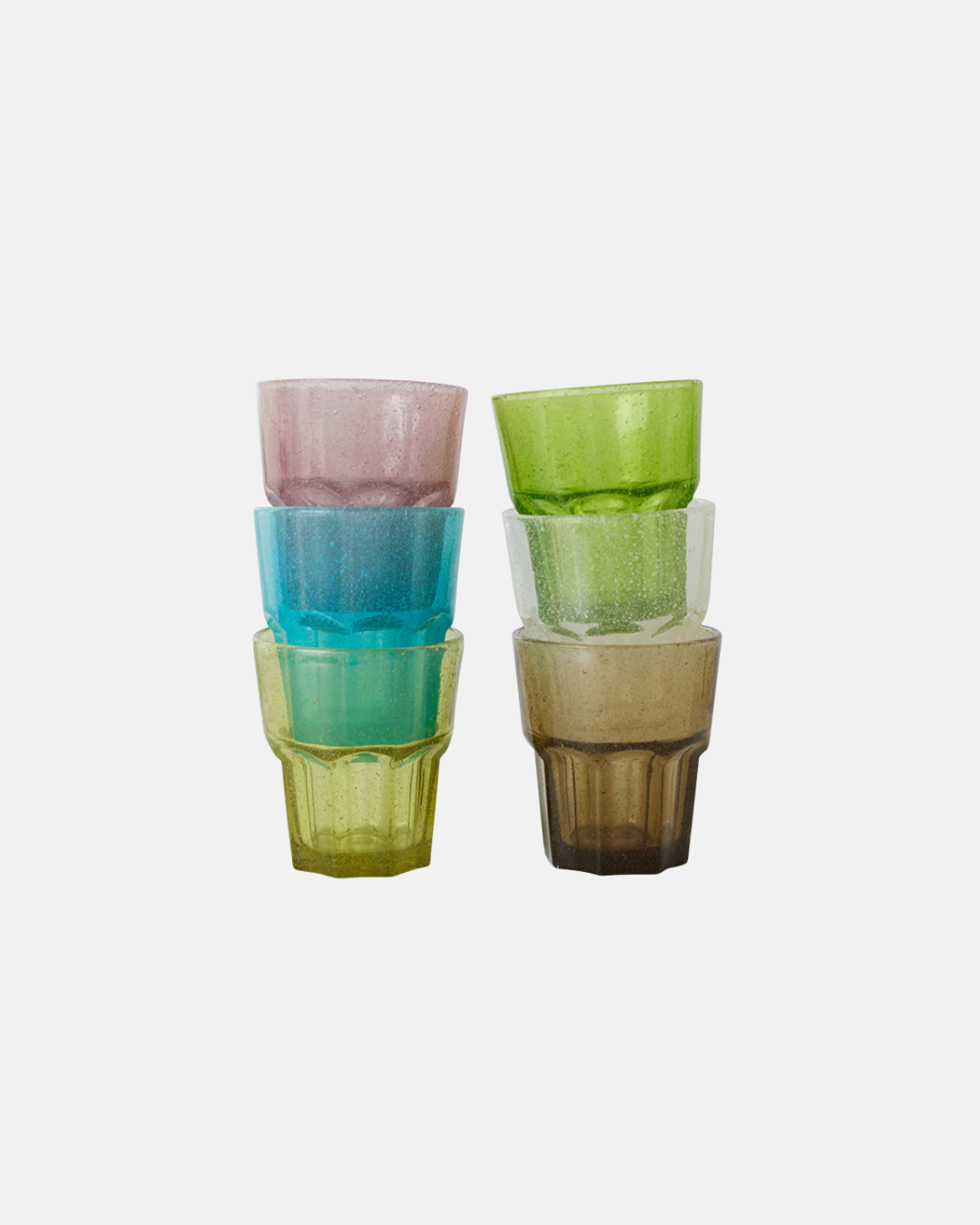 HKLIVING Mineral Water Glasses in Various Colours