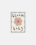 Kitty Makes Bloom Baby Wall Art Print in A4