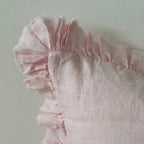 Ellenvale Ruffled Edge Hallie Light Pink Cushion 45x45cm